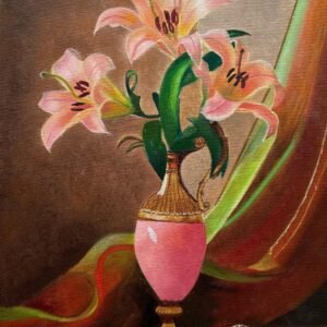 Primavera en Flor: Óleo sobre Loneta