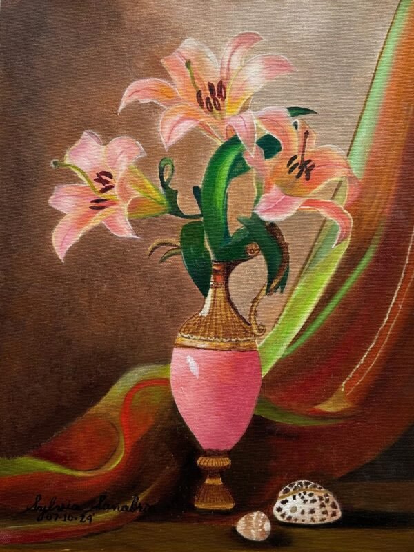 Primavera en Flor: Óleo sobre Loneta